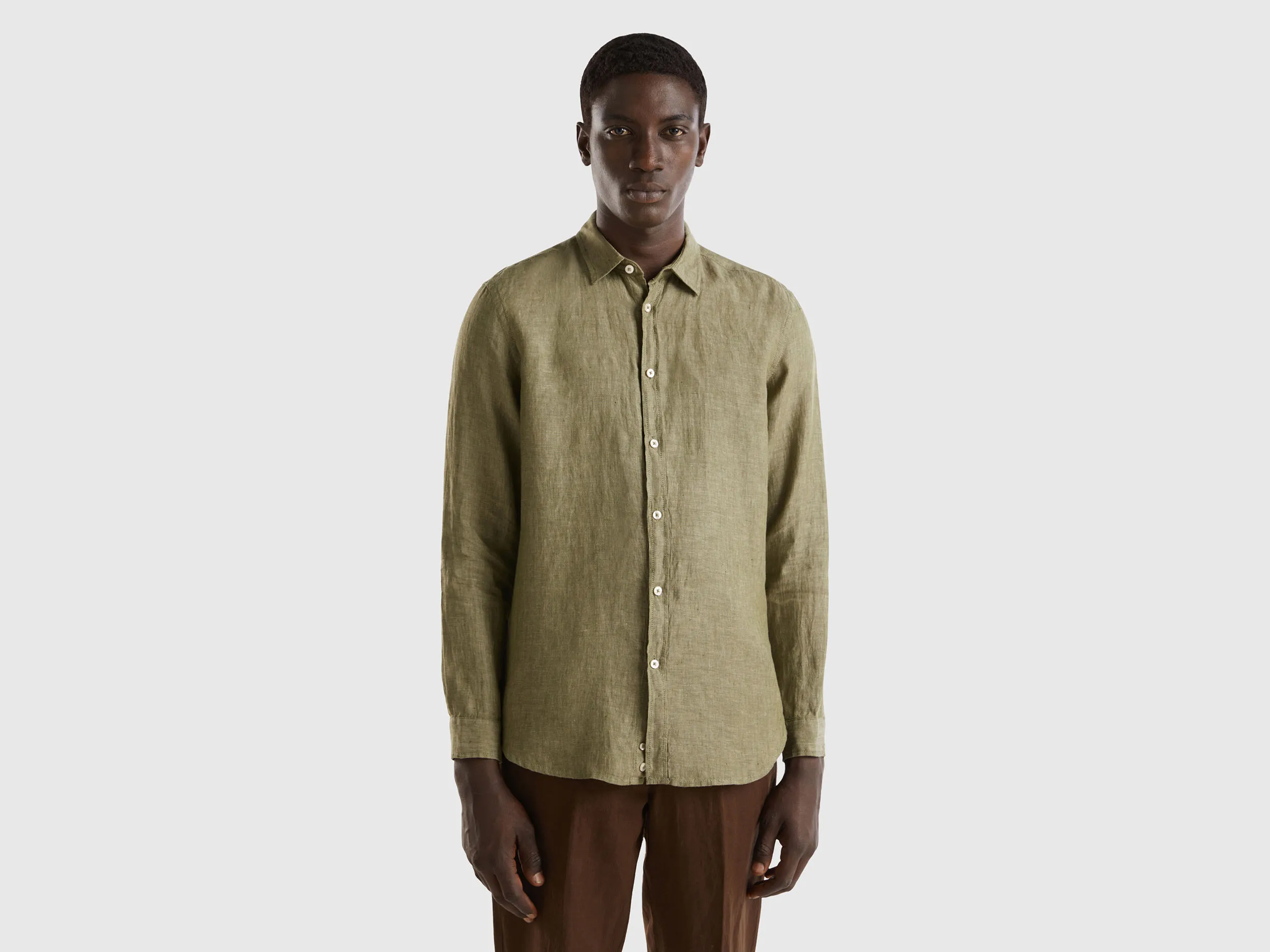 Camisa de puro lino
