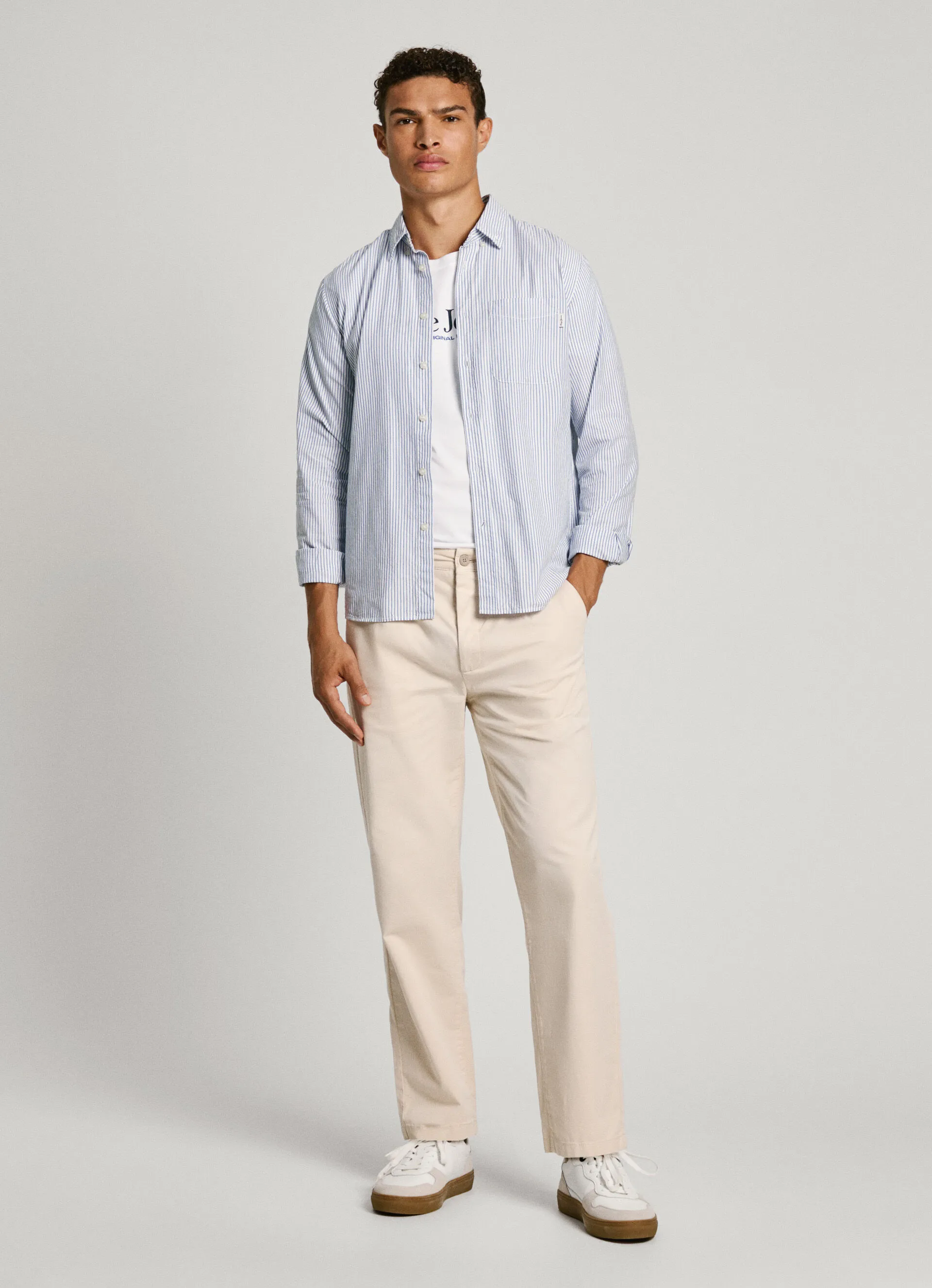 camisa rayas fit regular