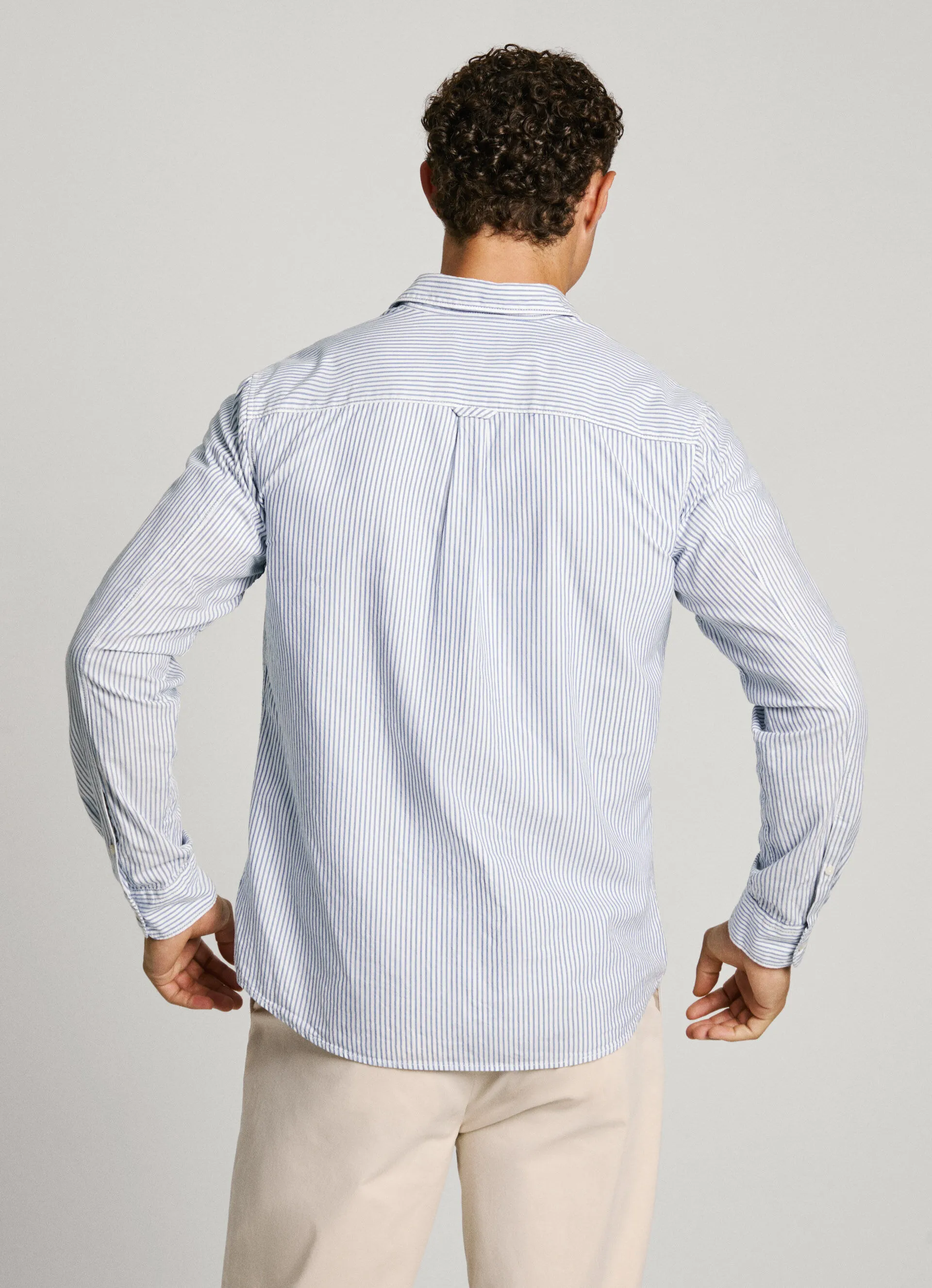 camisa rayas fit regular