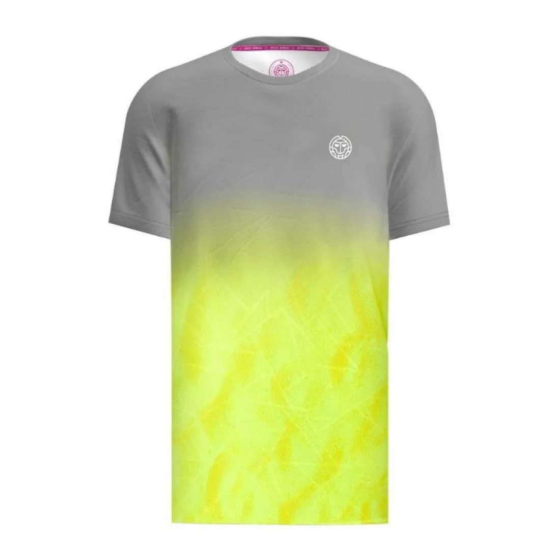 Camiseta Bidi Badu Beach Spirit Gris Amarillo Neon | BIDI BADU