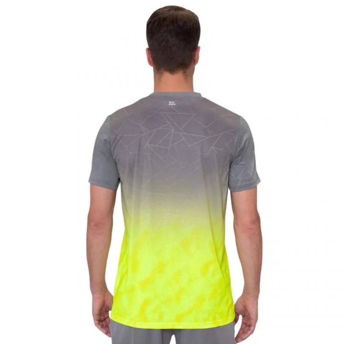 Camiseta Bidi Badu Beach Spirit Gris Amarillo Neon | BIDI BADU