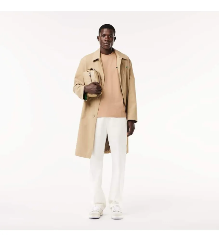Camiseta de corte clásico beige