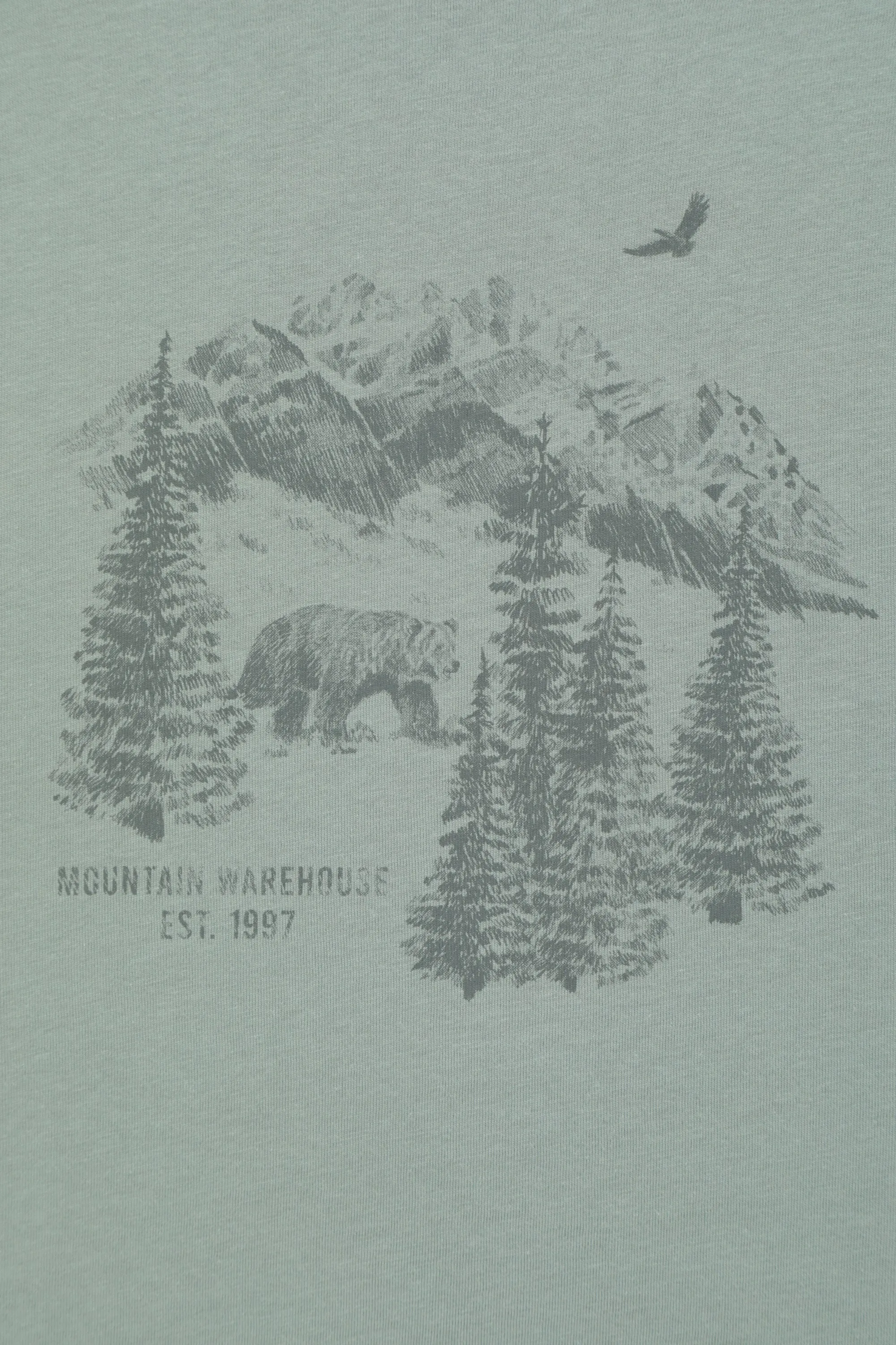 Camiseta de orgánica y holgada para mujer Forest Bear