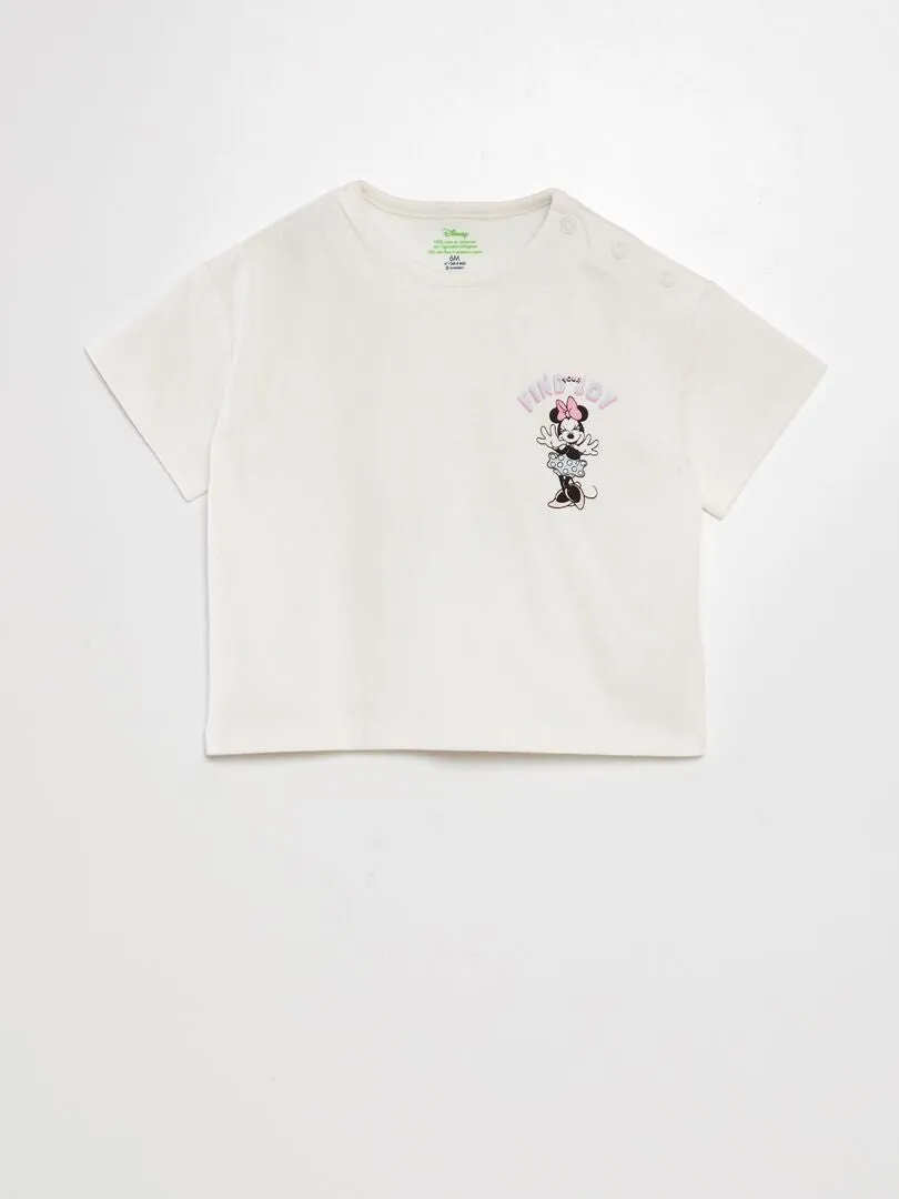 CAMISETA ESTAMPADA 'MINNIE'  BLANCO