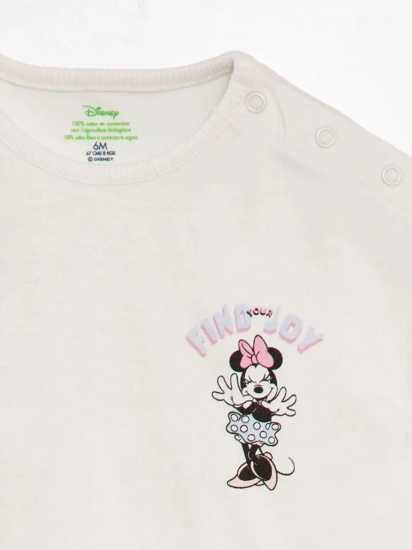 CAMISETA ESTAMPADA 'MINNIE'  BLANCO
