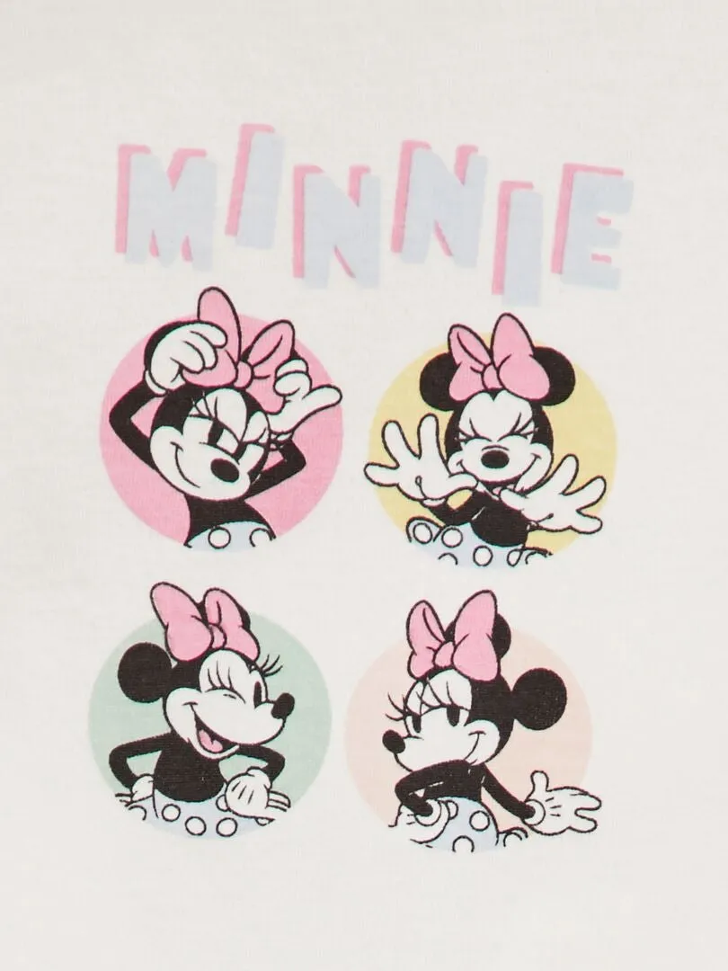 CAMISETA ESTAMPADA 'MINNIE'  BLANCO