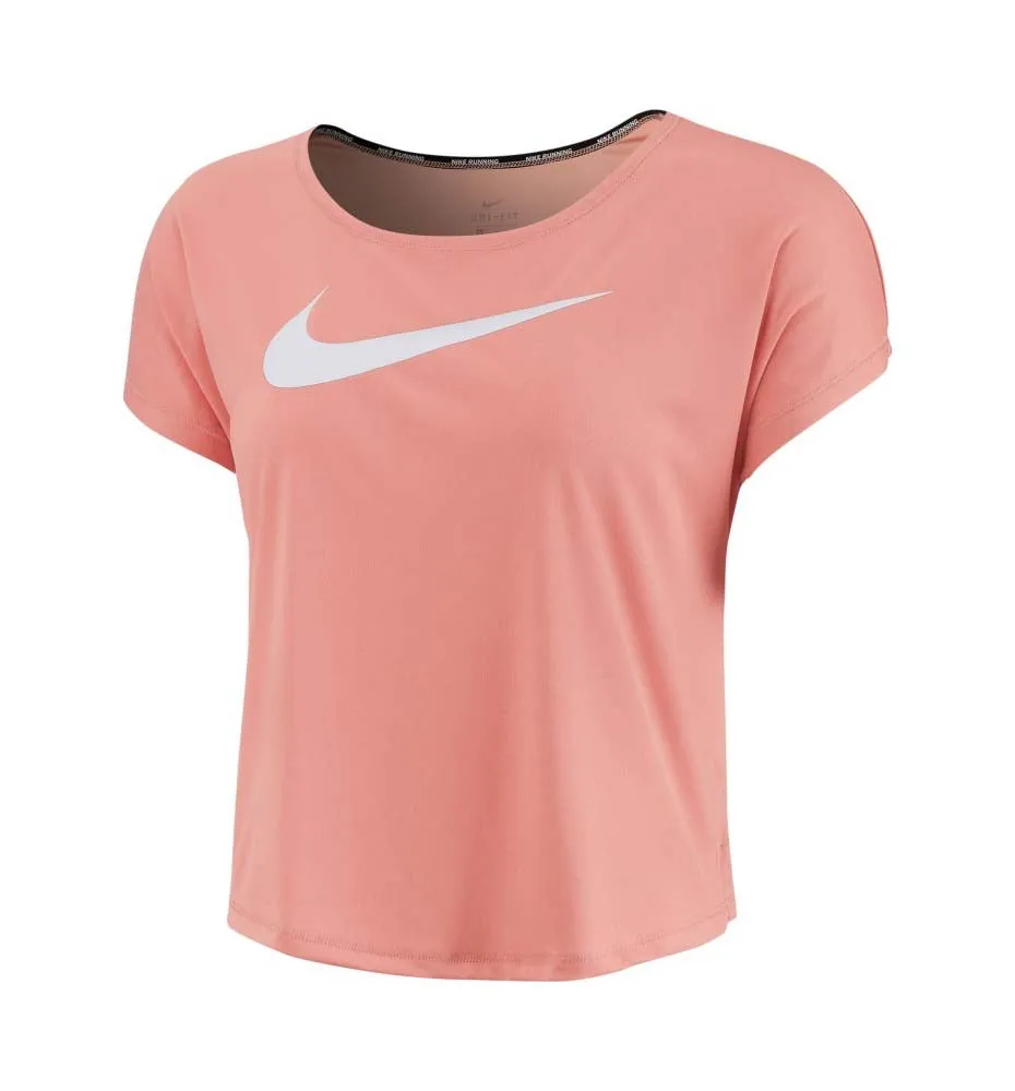 Camiseta M/c Running_Mujer_NIKE Swoosh Run Top Ss