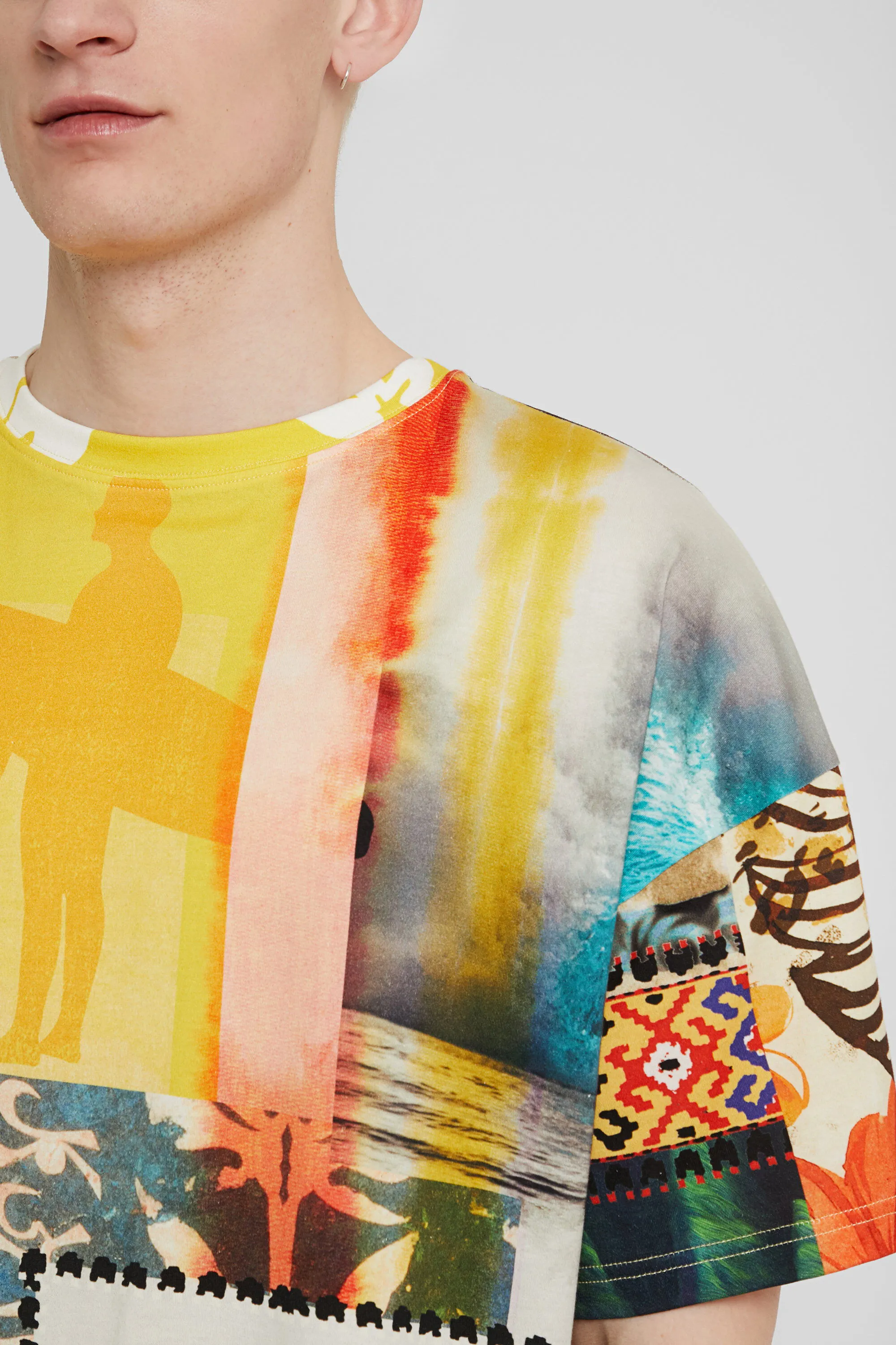 Camiseta unisex patch hawaiano