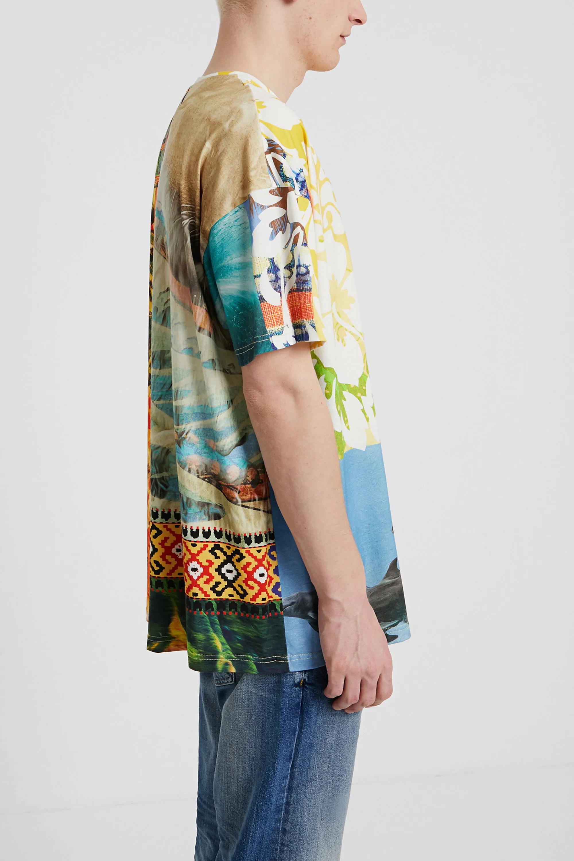 Camiseta unisex patch hawaiano