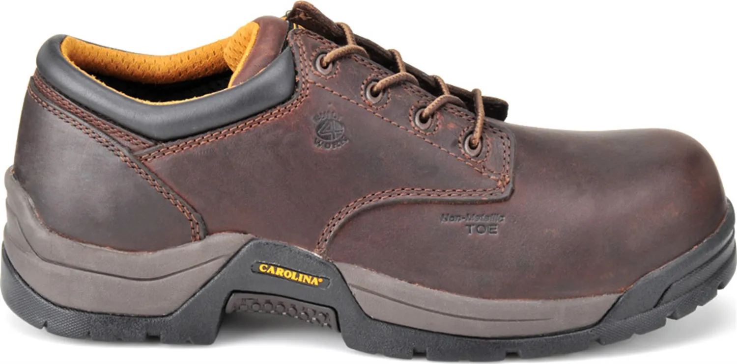 CAROLINA Oxford informal SD, con puntera de material compuesto, color dorado ßmbar, de hombre Carolina Braze
