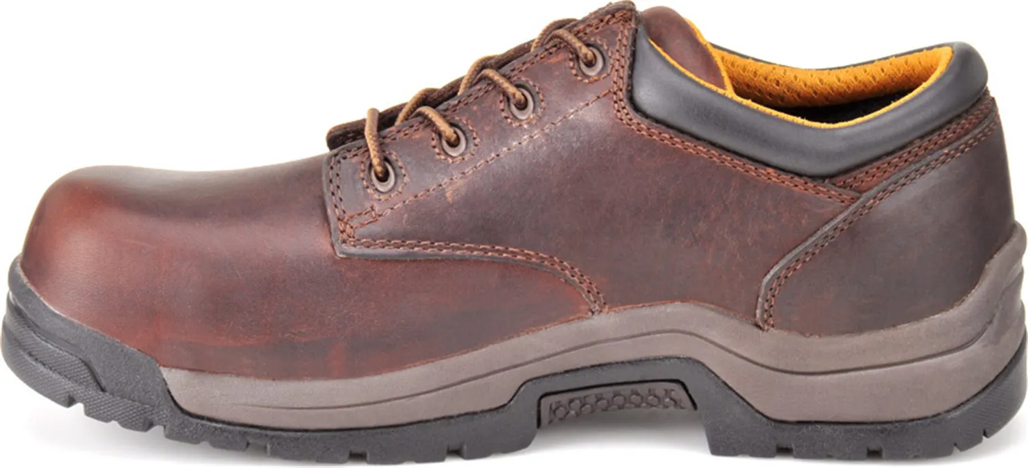 CAROLINA Oxford informal SD, con puntera de material compuesto, color dorado ßmbar, de hombre Carolina Braze