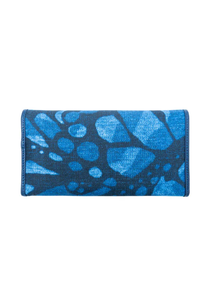 Cartera Bolsillo Vuelo de Mariposa Mezclilla