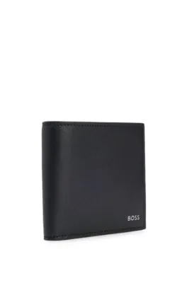 Cartera con estructura, raya de la marca y detalle de logotipo