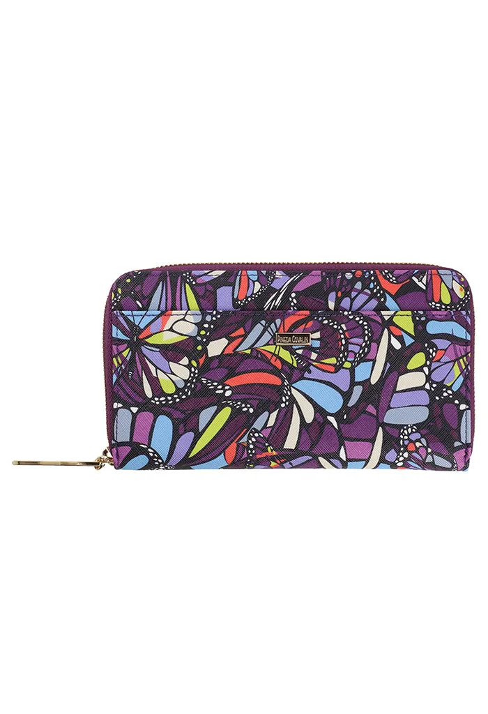 Cartera Grande Saffiano Vuelo de Mariposa Amarillo