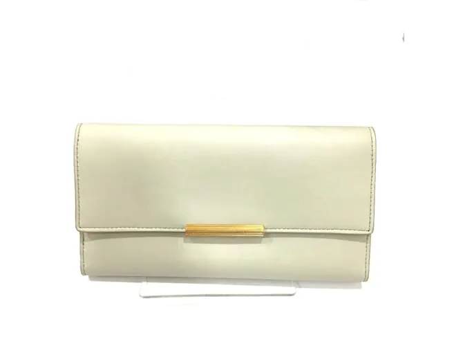 Cartera Larga Bottega Veneta Blanco 