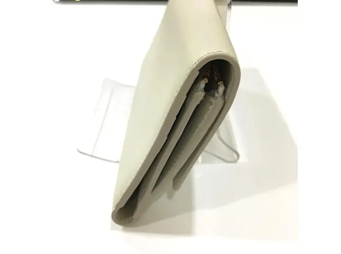 Cartera Larga Bottega Veneta Blanco 