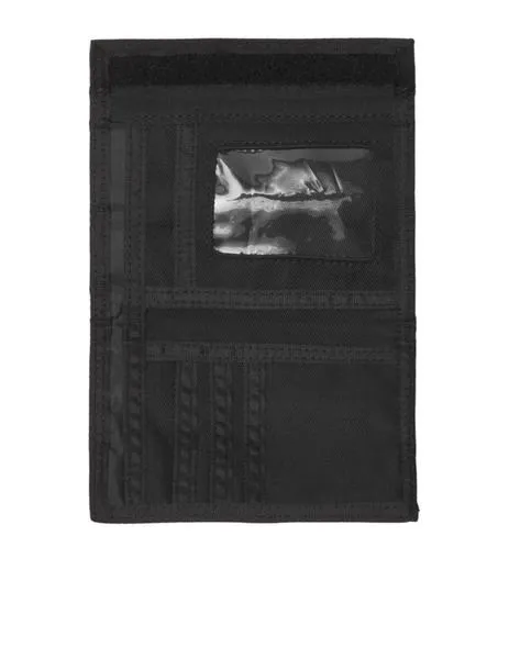 Cartera negra en mesh con cierre de velcro Jack Jones