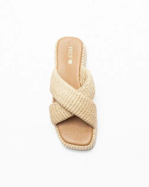 Chanclas PROF Daria Beige