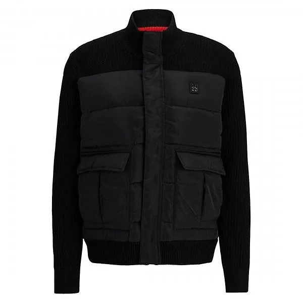 Chaqueta Hugo Boss Sibor Zip Up Chaqueta Hombre Negro 001 50500012 