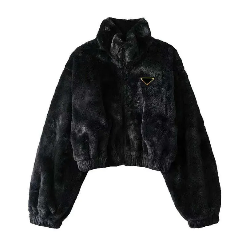 CHAQUETA PARA MUJER ABRIGOS DE LANA PARA MUJER CHAQUETAS GRUESAS CAZADORA DE FELPA MANGAS LARGAS CON LETRAS BUDGE COAT SXL