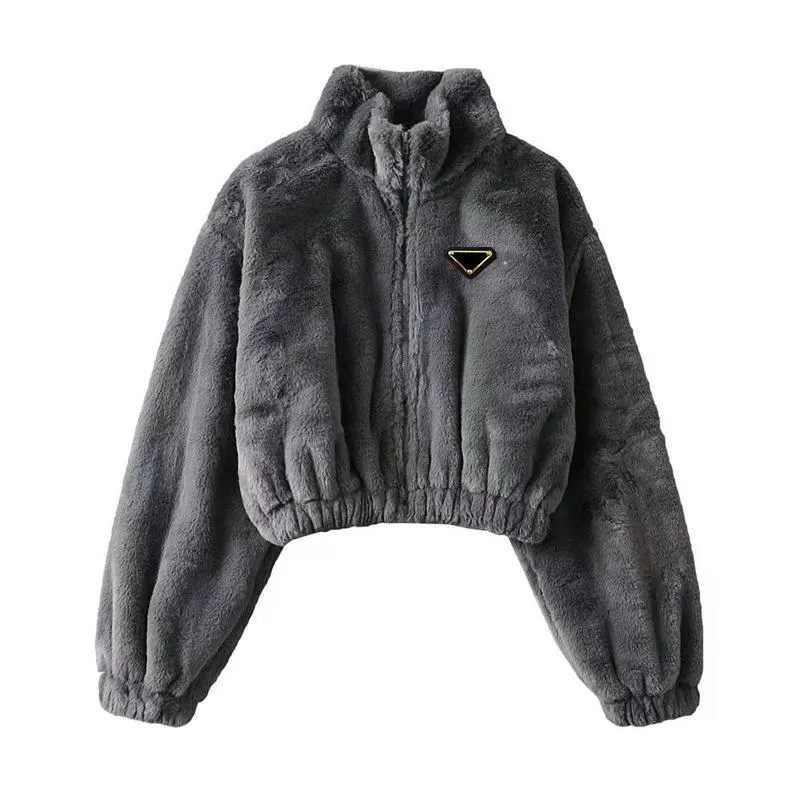 CHAQUETA PARA MUJER ABRIGOS DE LANA PARA MUJER CHAQUETAS GRUESAS CAZADORA DE FELPA MANGAS LARGAS CON LETRAS BUDGE COAT SXL