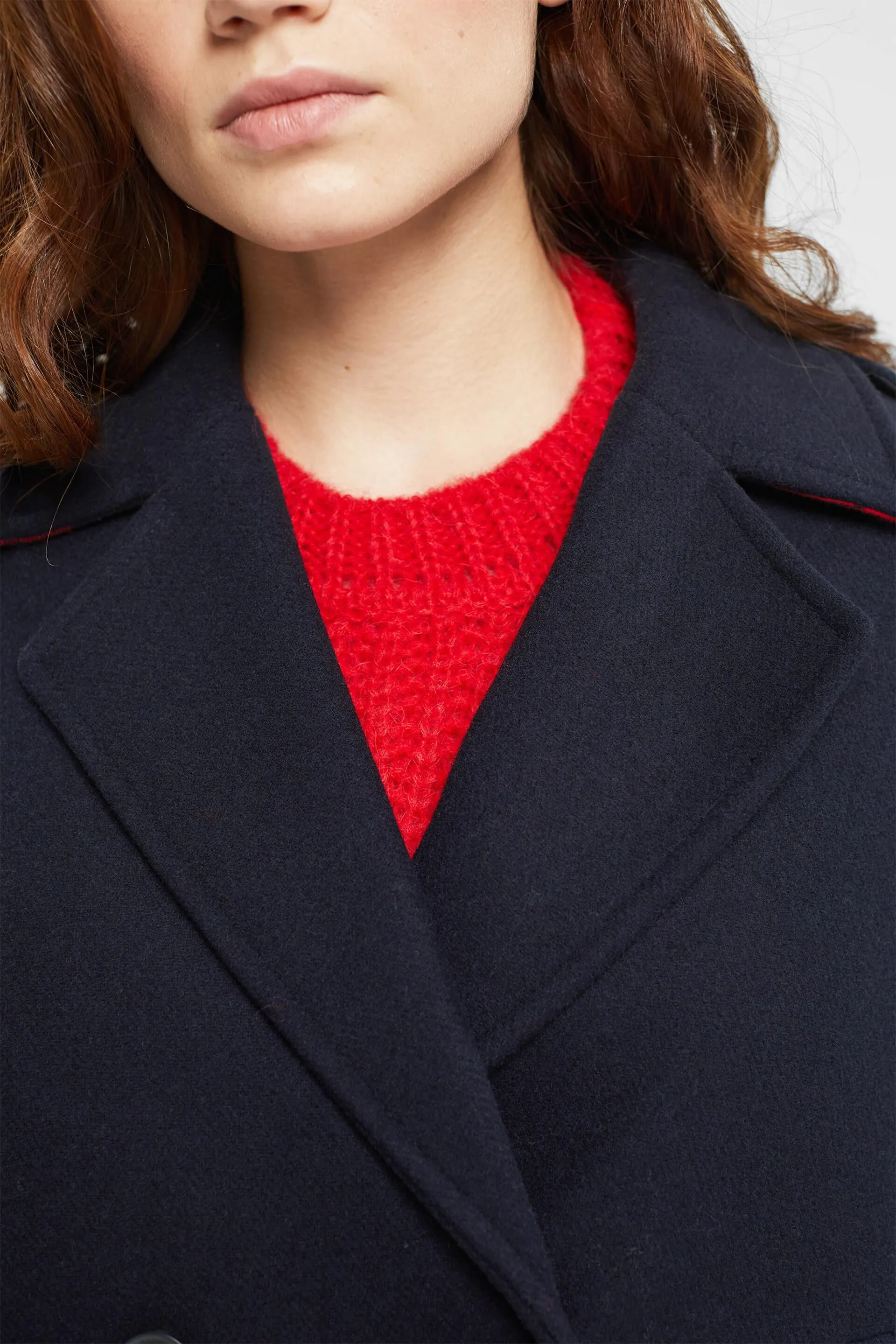Chaqueta realizada en mezcla de lana