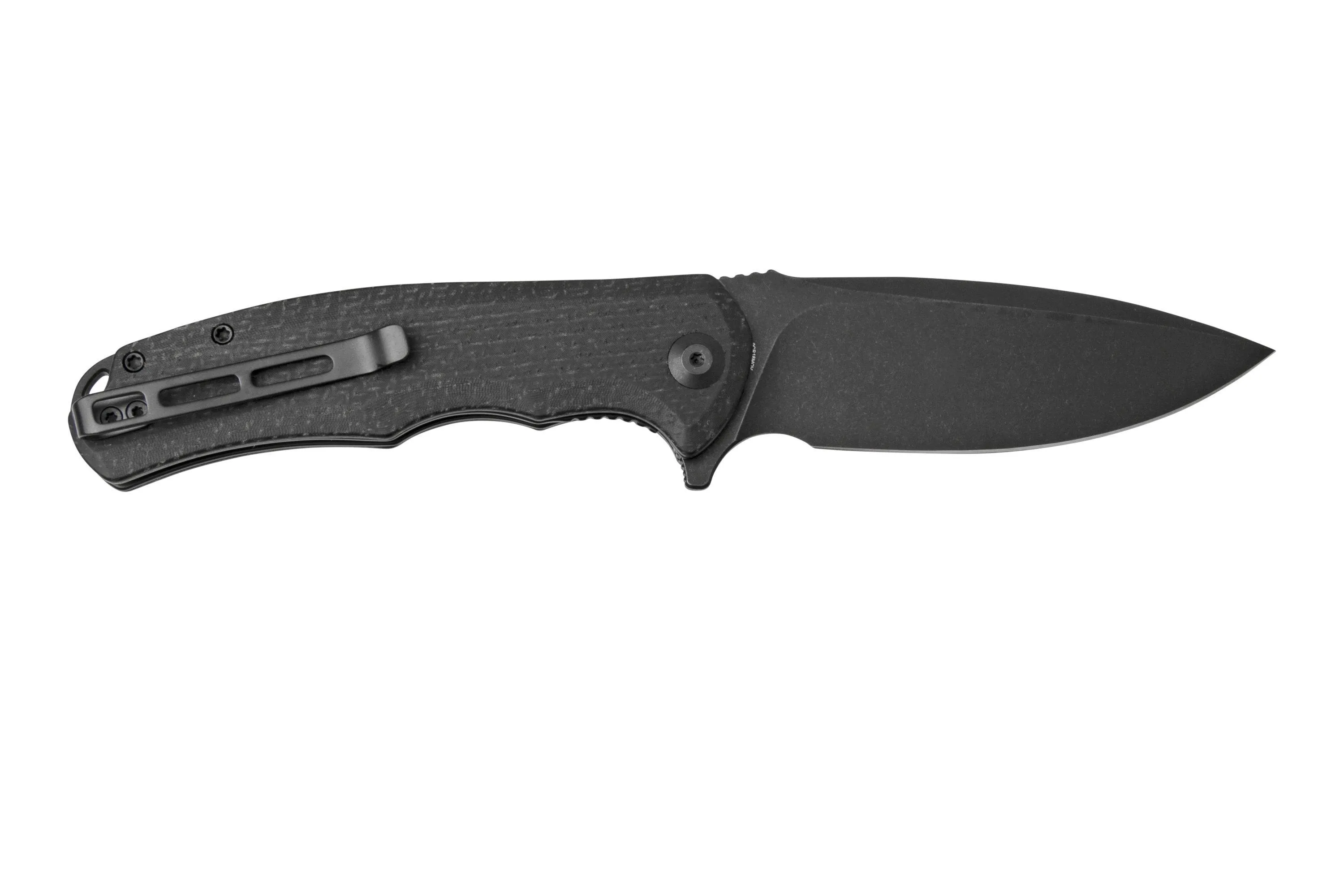 Civivi Praxis C803G Black Coarse Micarta navaja