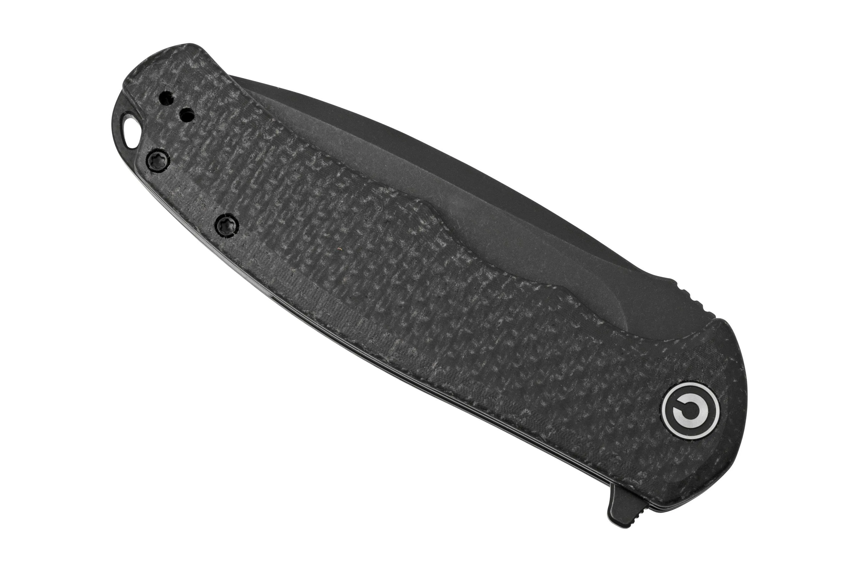 Civivi Praxis C803G Black Coarse Micarta navaja