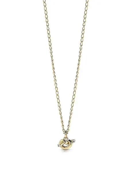 colgante guess knot nudo gold