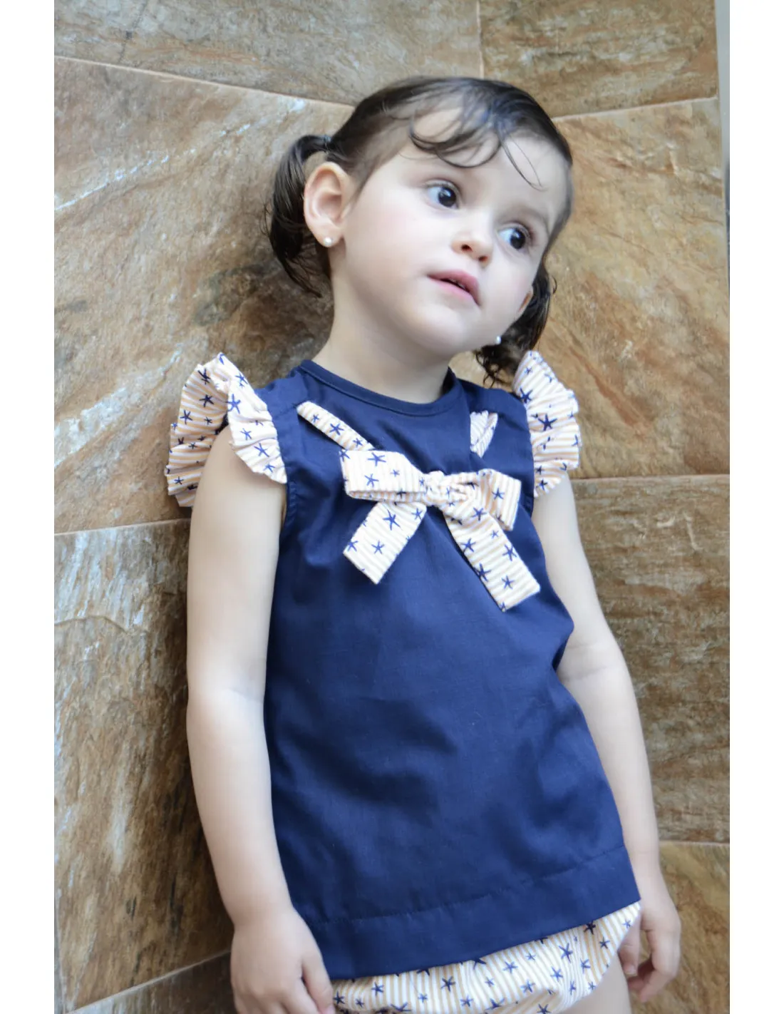 Conjunto Cubrepañal para bebé Mar