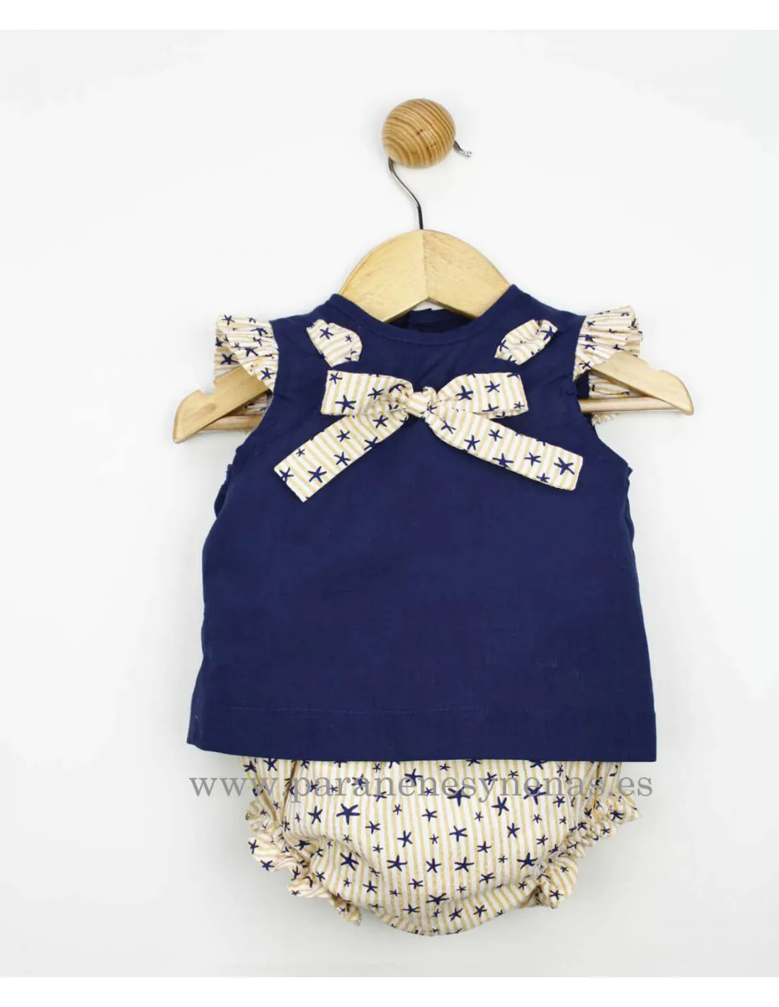 Conjunto Cubrepañal para bebé Mar