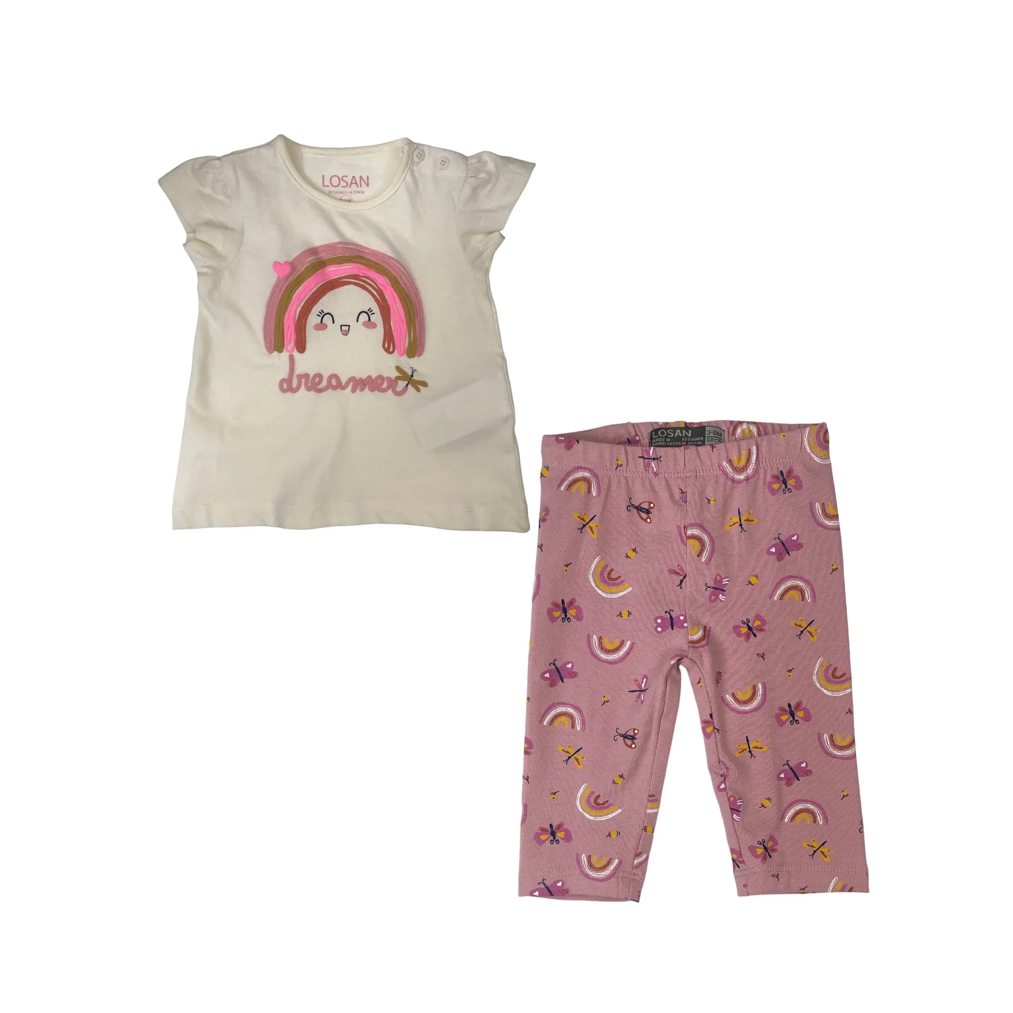 Conjunto de camiseta manga corta 