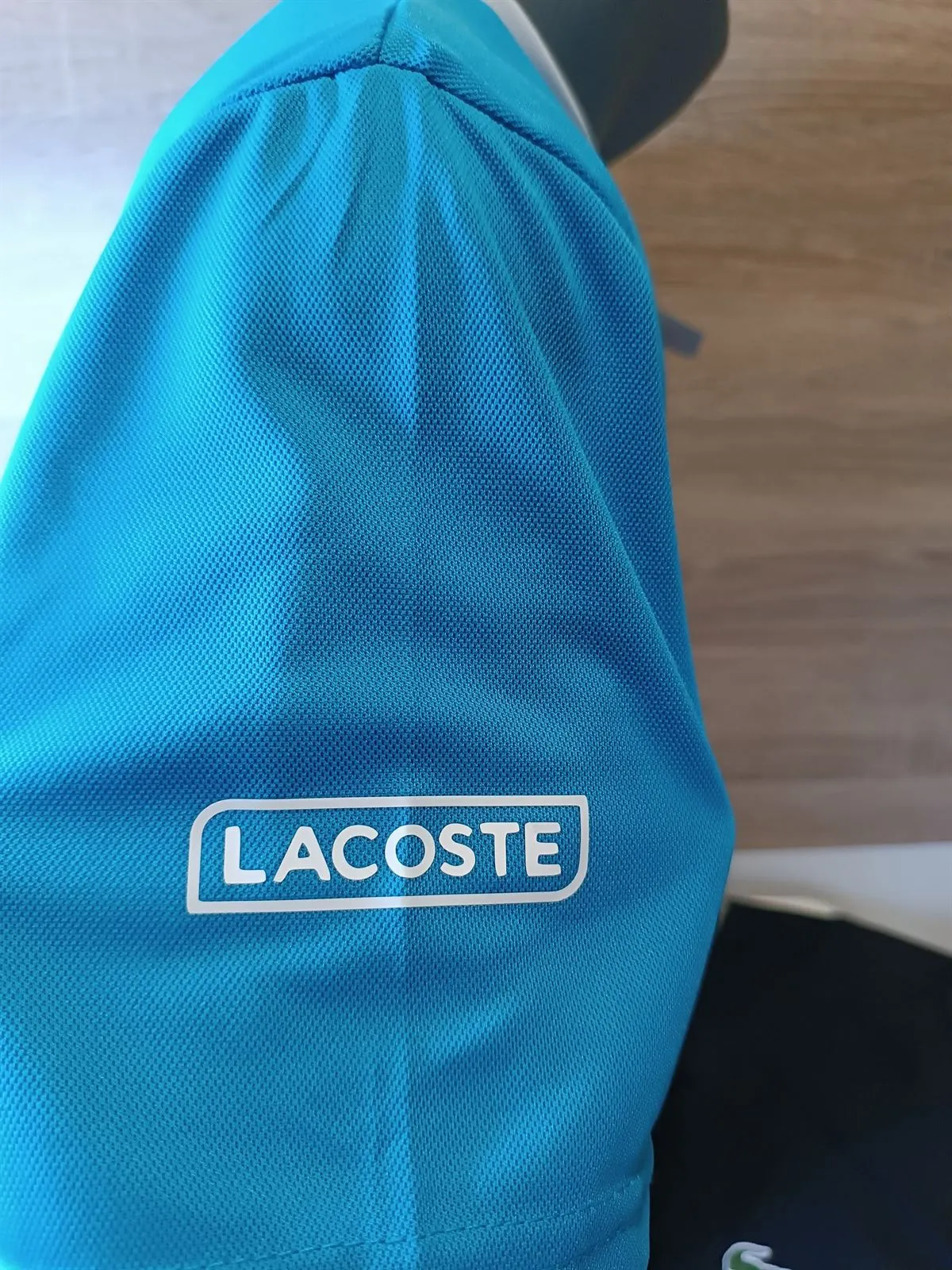 Conjunto lacoste azul y negro