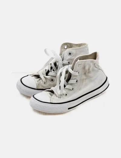 Converse Zapatilla blanca tela