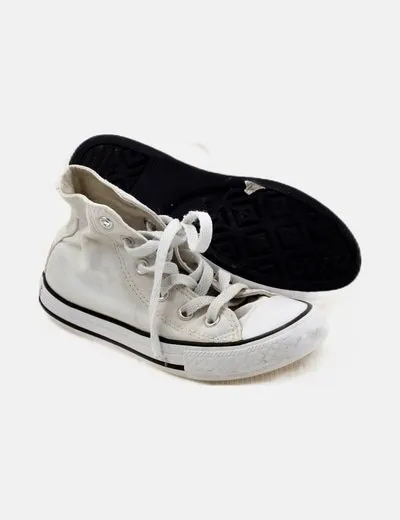 Converse Zapatilla blanca tela