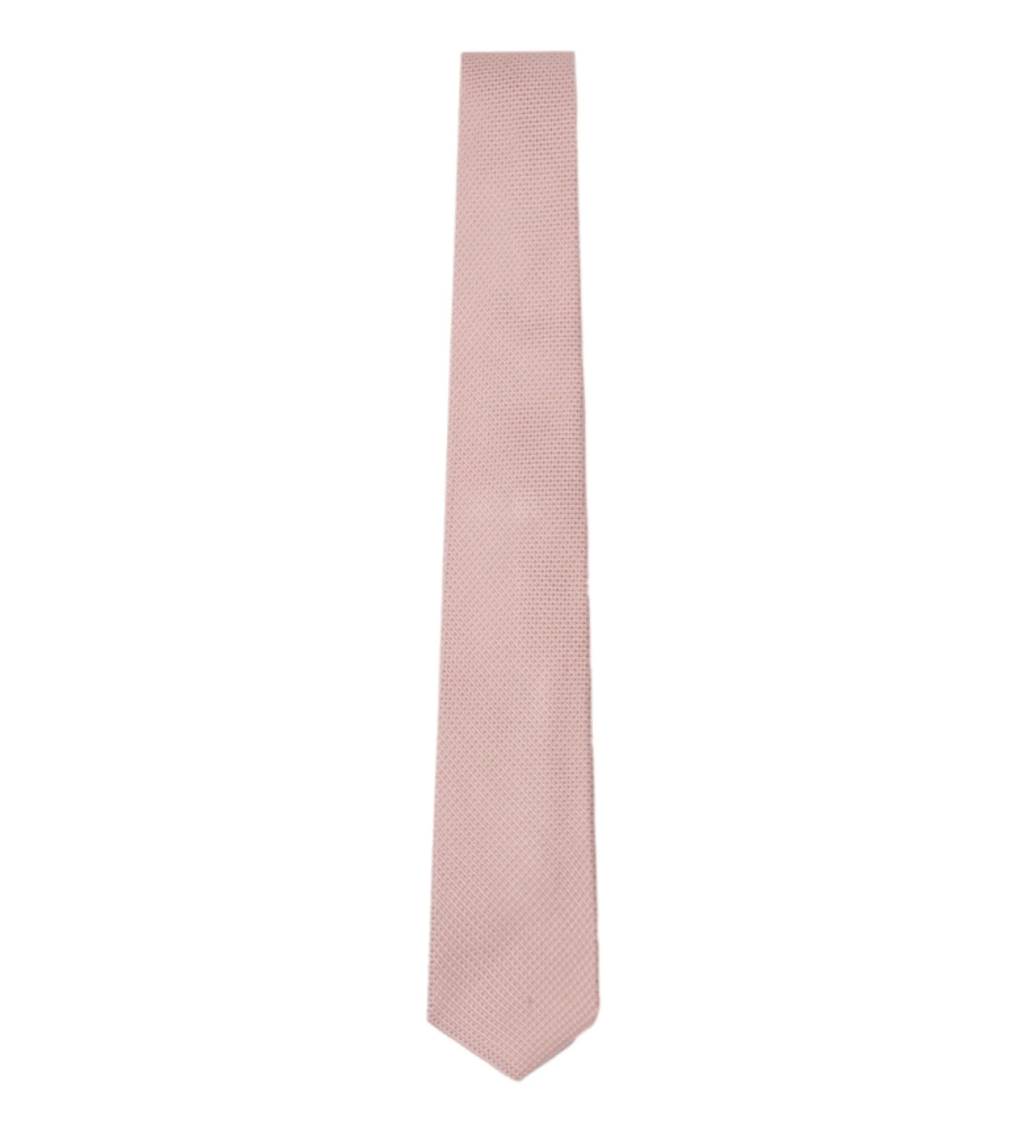 Corbata de seda Tri Colour rosa