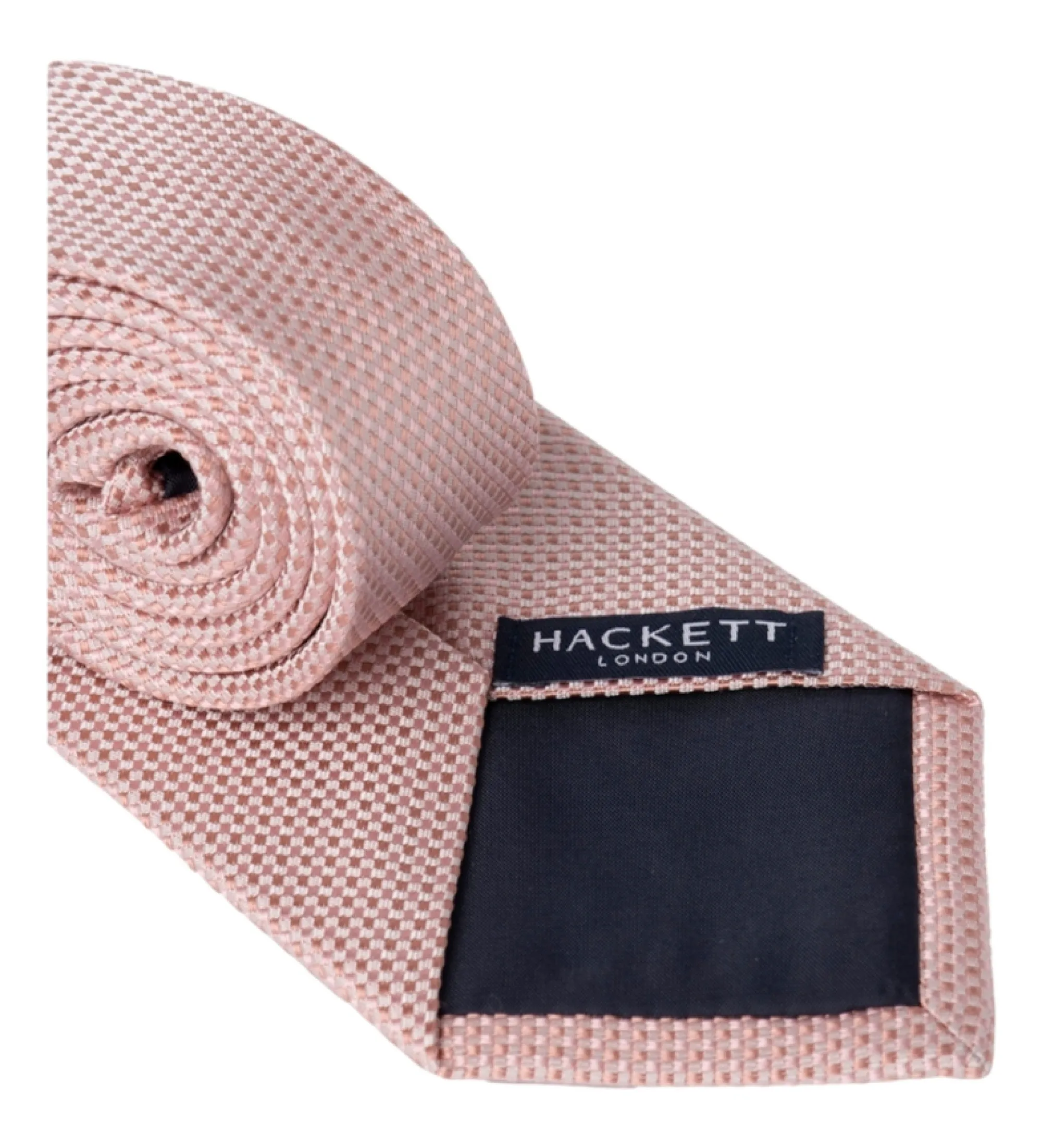 Corbata de seda Tri Colour rosa