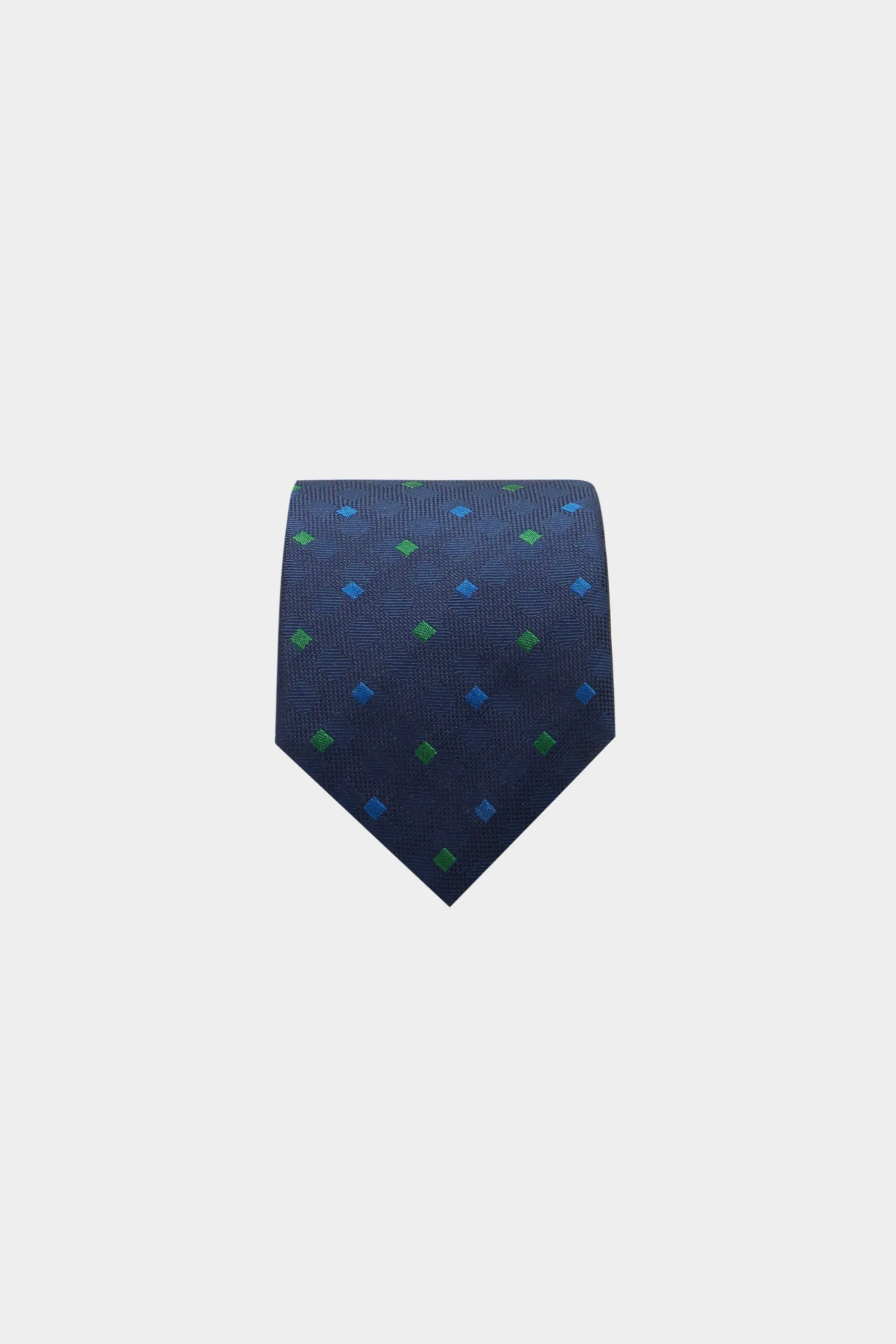 Corbata seda Cubos