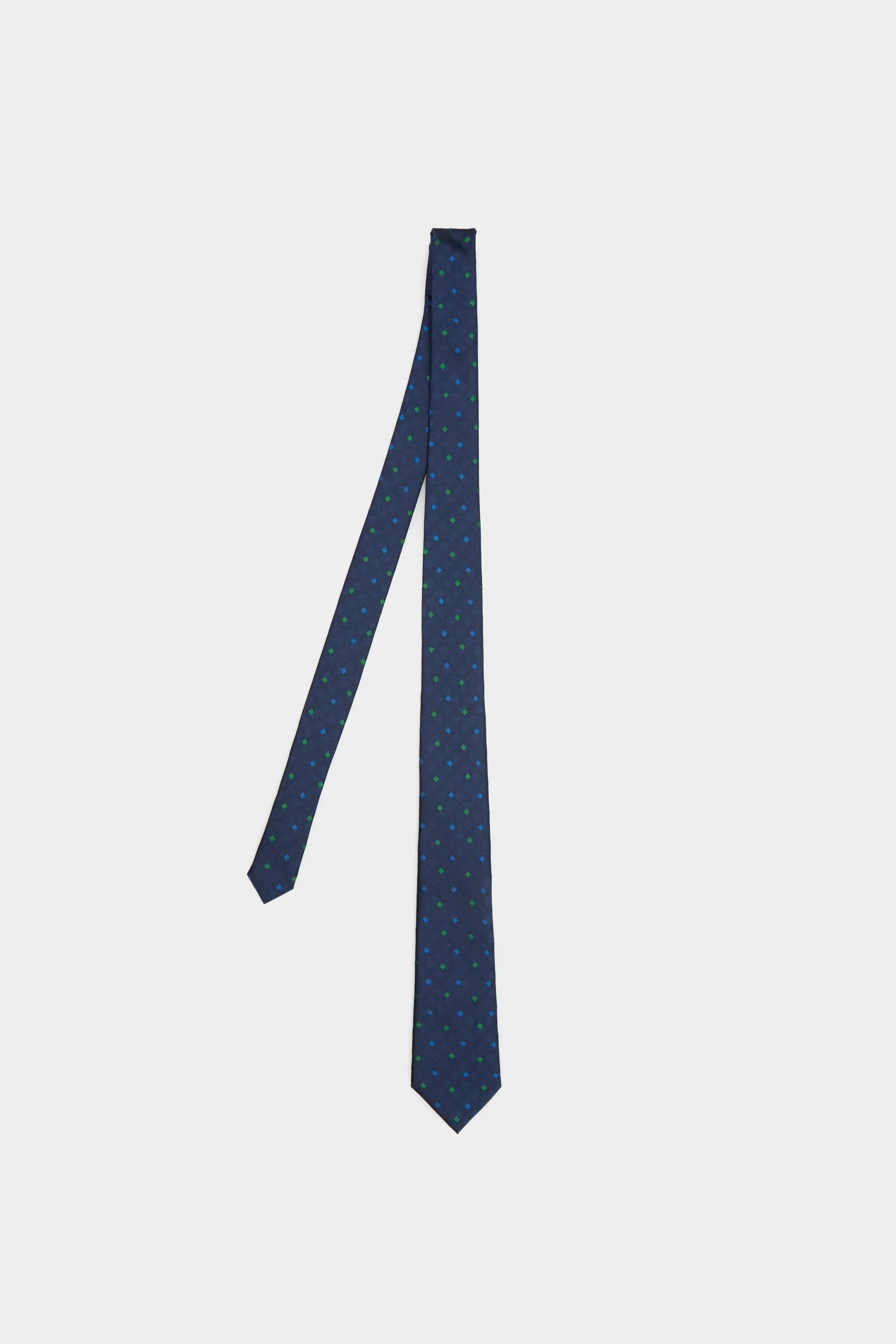 Corbata seda Cubos