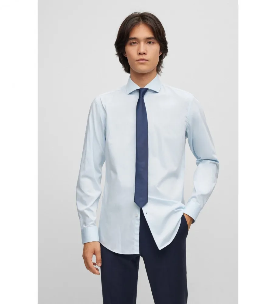 Corbata Seda marino