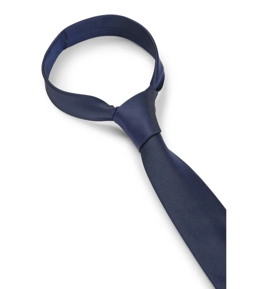 Corbata Seda marino