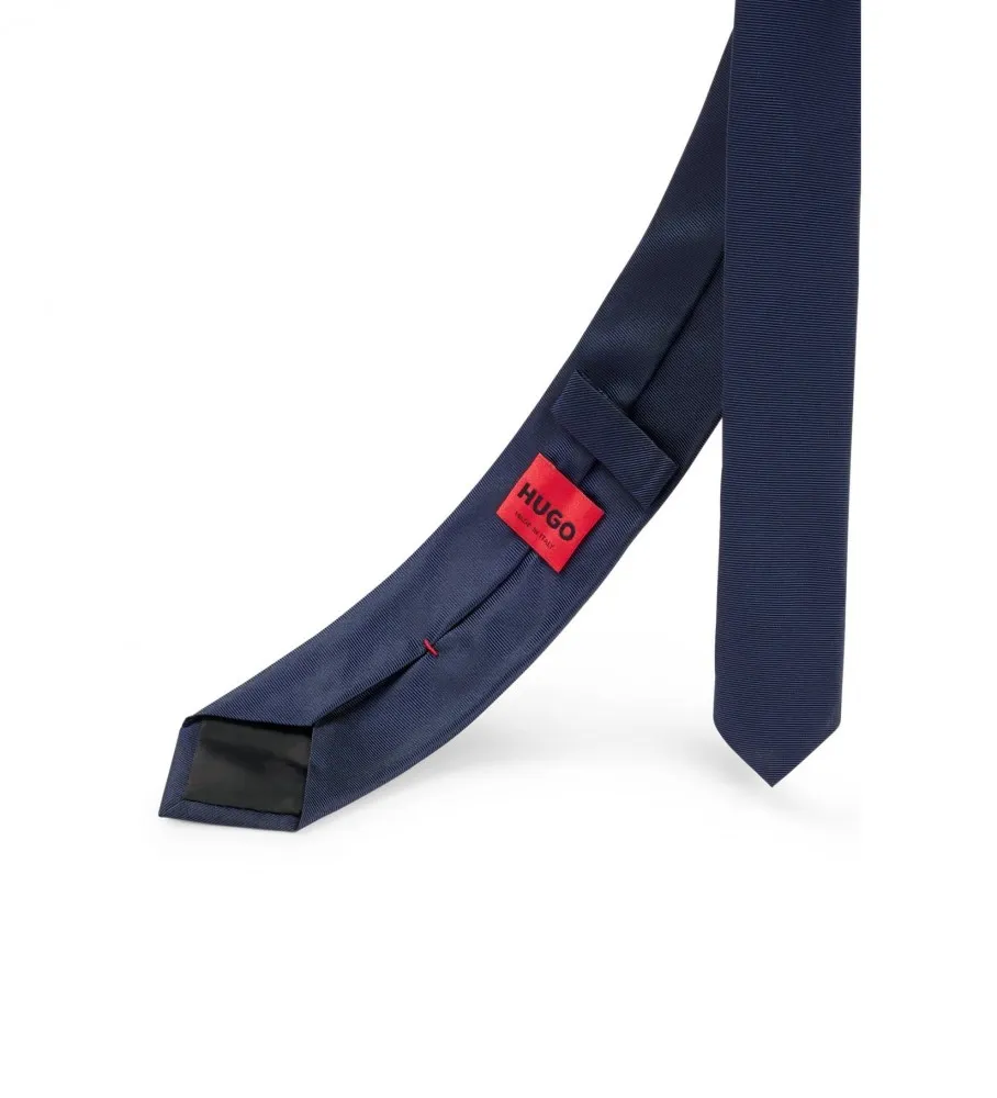 Corbata Seda marino