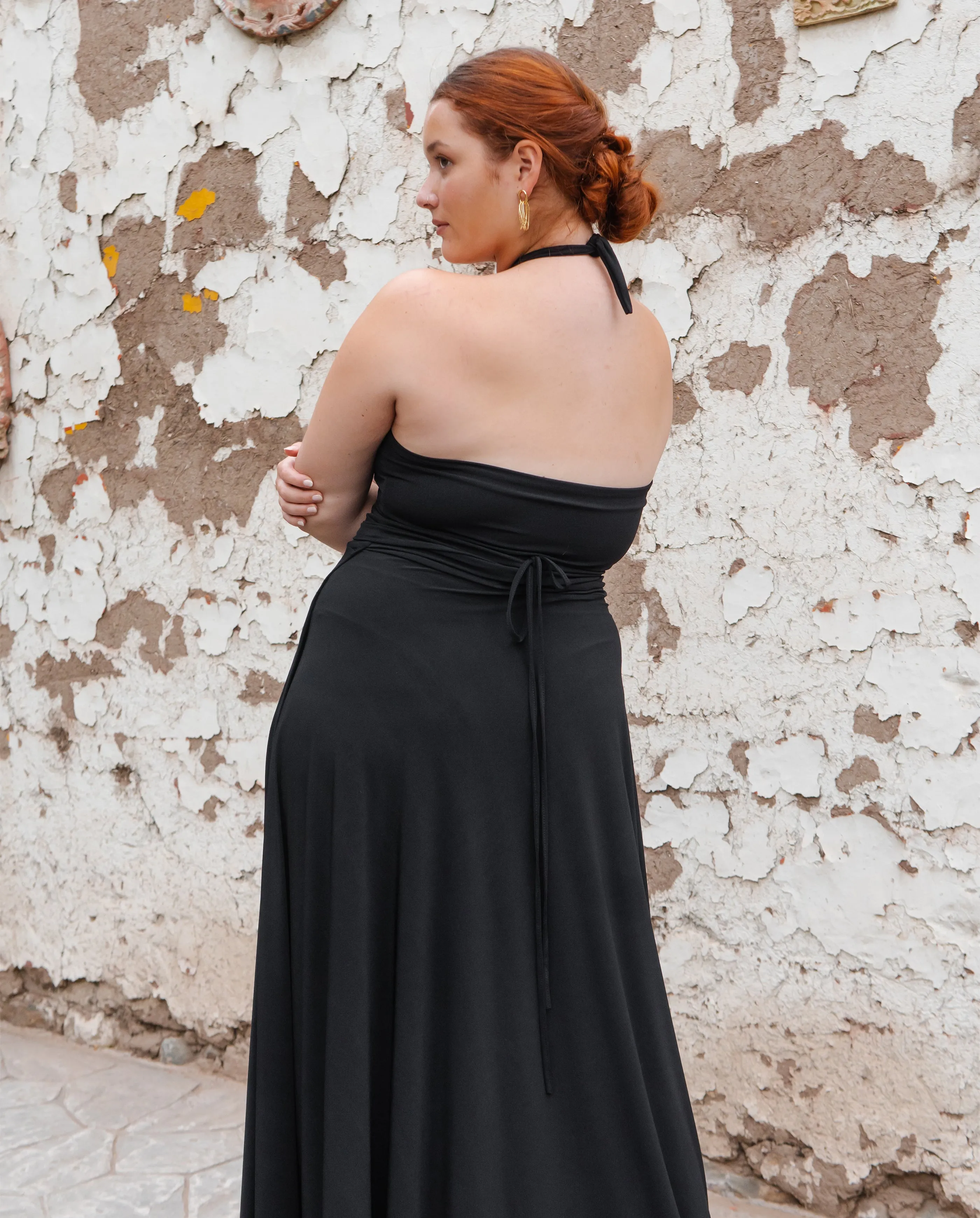 CROP TOP VANE MULTIFORMA NEGRO