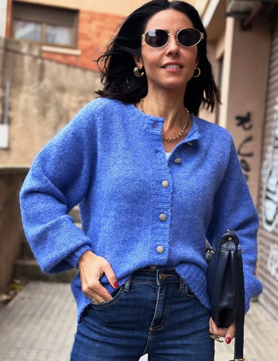 Cárdigan Louisa Azul