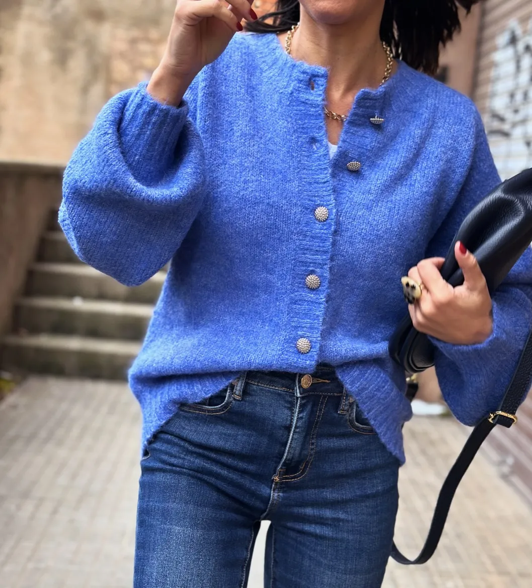 Cárdigan Louisa Azul