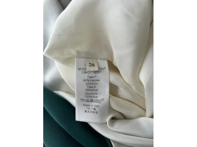 Céline CELINE Vestidos T.fr 36 Viscosa Blanco 