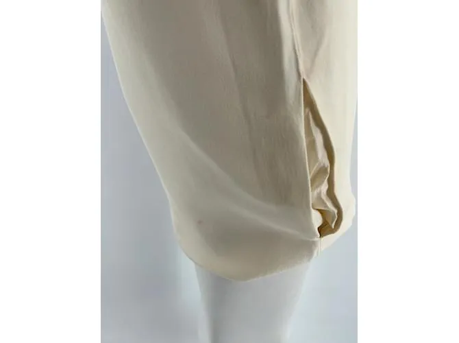 Céline CELINE Vestidos T.fr 36 Viscosa Blanco 