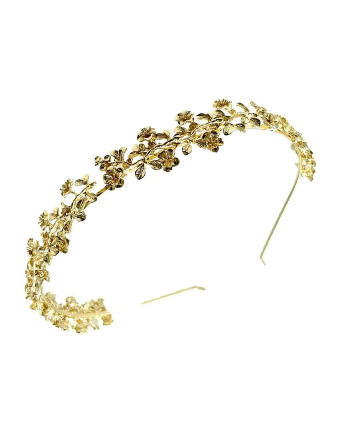 DIADEMAS ELEGANTES DORADAS PARA BODAS Y EVENTOS