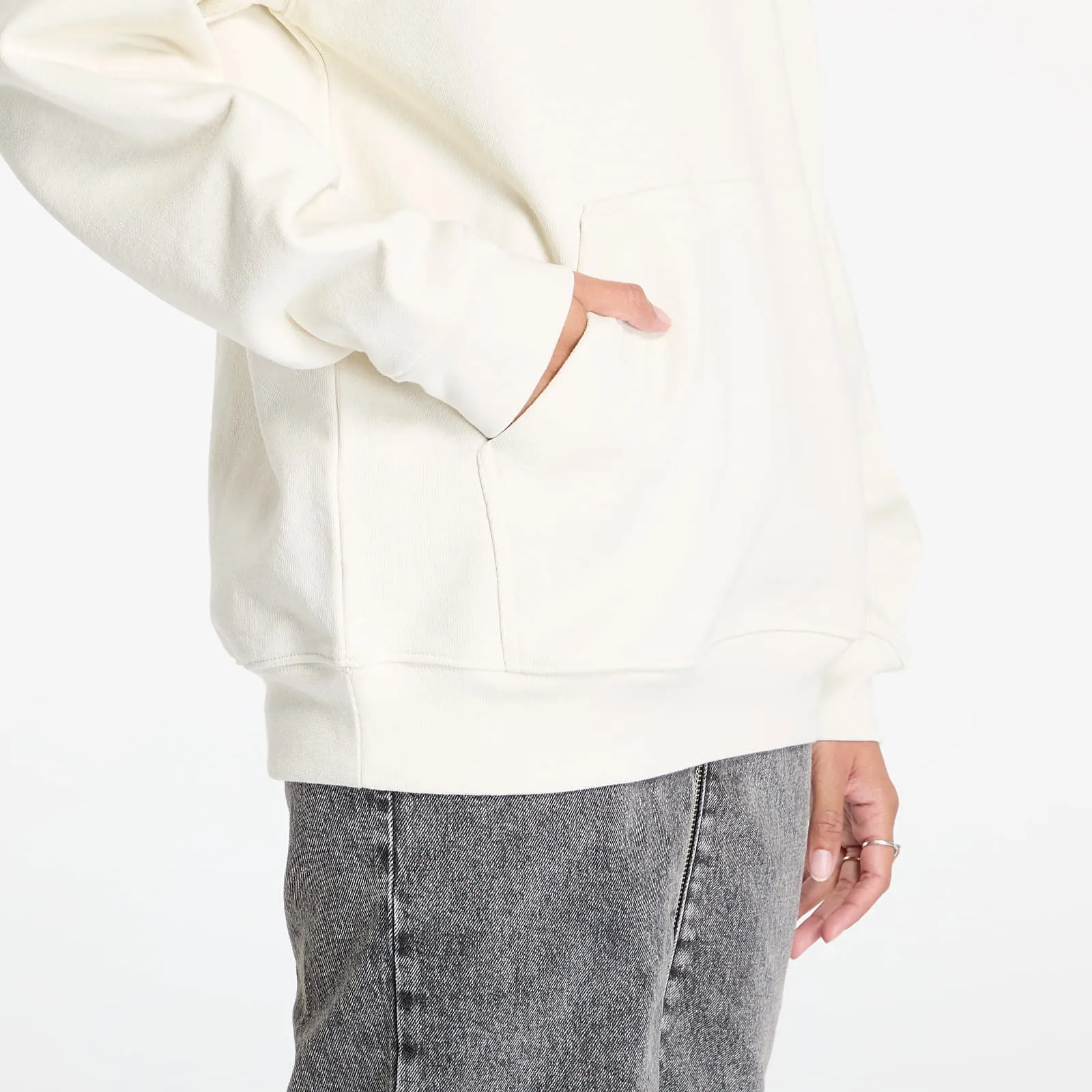 Dime Classic Small Logo Hoodie UNISEX Natural XS