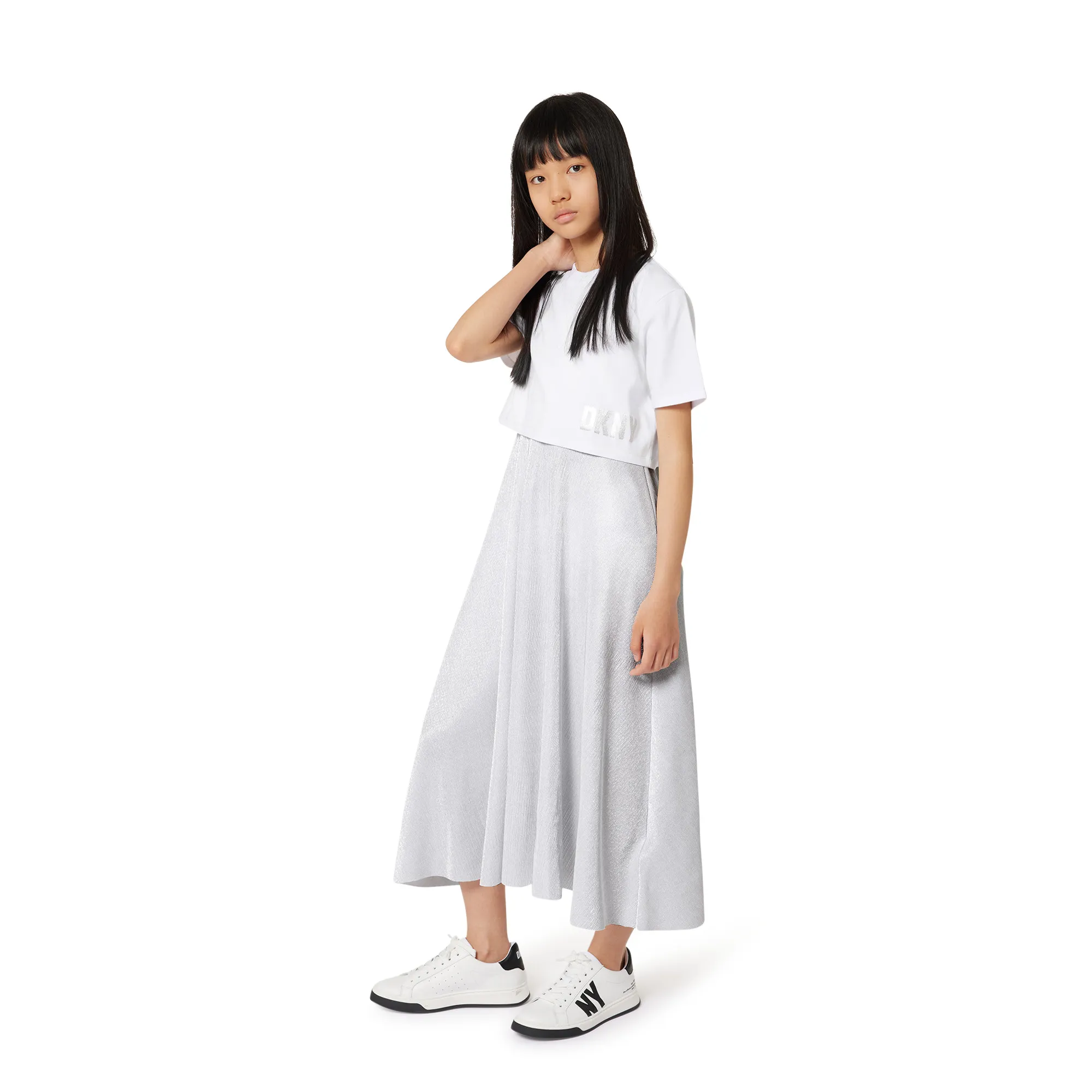 DKNY Vestido midi 2 en 1
